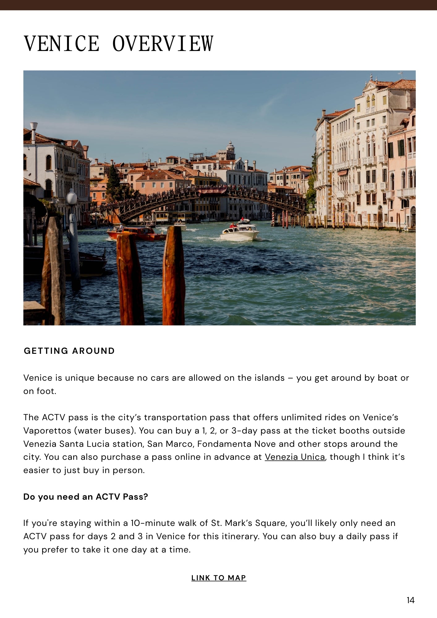 14-day Italy Itinerary: Best of Venice to Rome